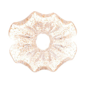 Vaso de Vidro Italy Murano Dourado 13,5x11x14cm