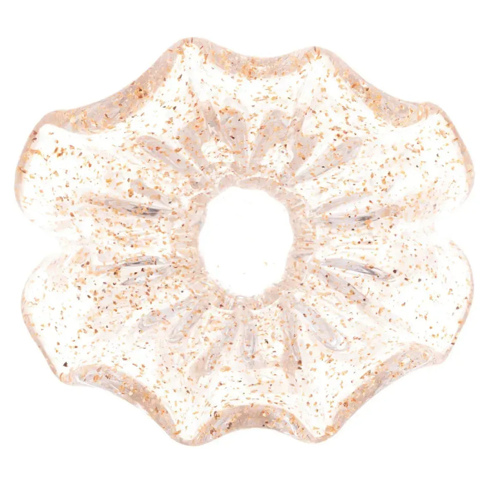 Vaso de Vidro Italy Murano Dourado 15x13x16cm