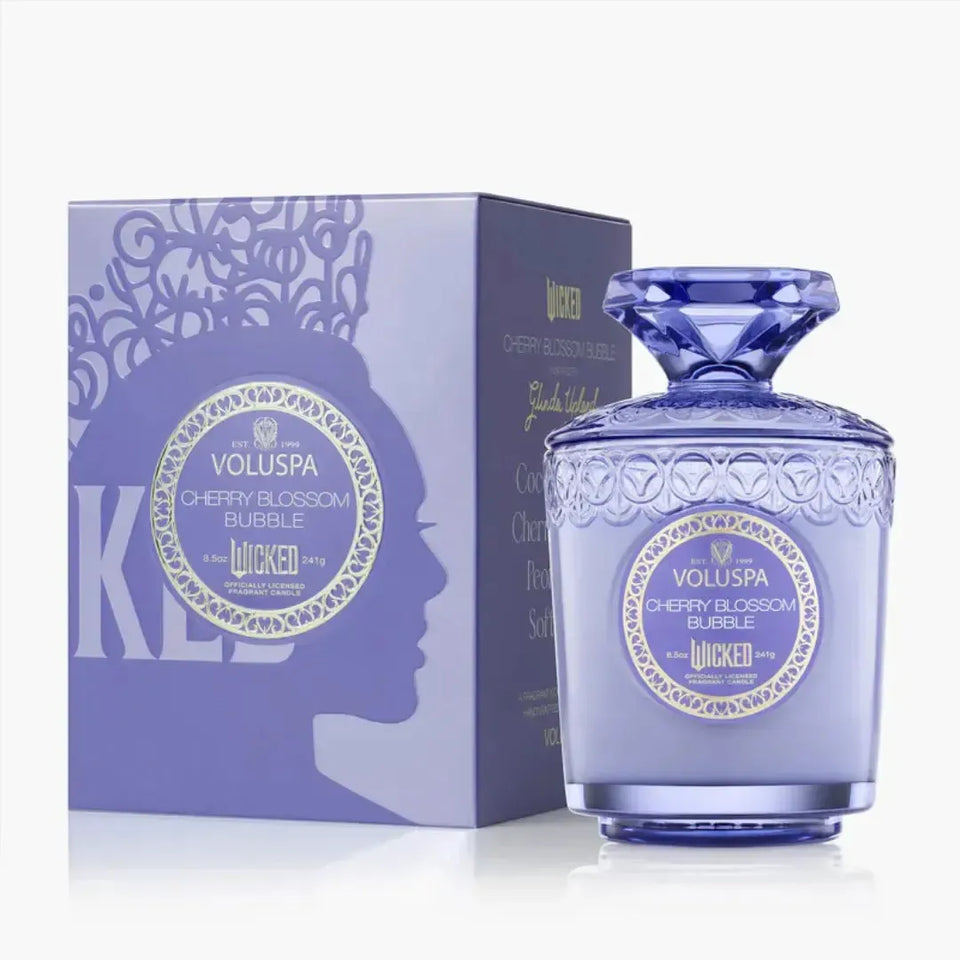Vela Voluspa Copo de Vidro Cherry Blossom Bubble 60 Horas