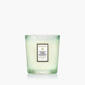Vela Voluspa Copo de Vidro Clássico French Cade Lavender 60 Horas
