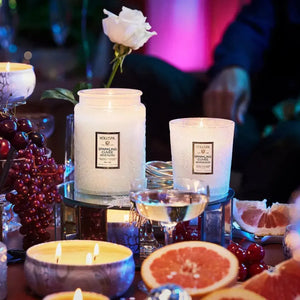 Vela Voluspa Copo de Vidro Clássico Sparkling Cuvee 60 Horas