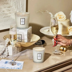 Vela Voluspa Copo de Vidro Clássico Sparkling Cuvee 60 Horas