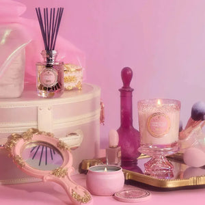 Vela Voluspa Copo de Vidro Perfectly Pink Yuzu 60 Horas