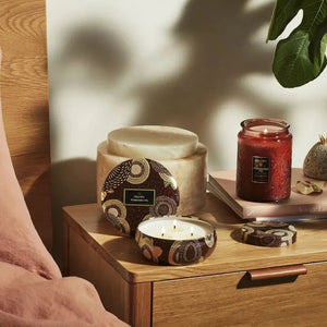 Vela Voluspa Lata 3 Pavios Forbidden Fig 60 Horas