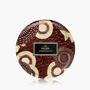 Vela Voluspa Lata 3 Pavios Forbidden Fig 60 Horas