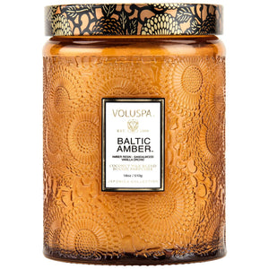 Vela Voluspa Pote de Vidro Grande Baltic Amber 100 Horas