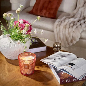 Vela Voluspa Vaso Pedestal 3 Pavios Spiced Pumpkin Latte 80 Horas