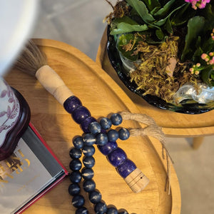Pincel Decorativo em Pedra Azul