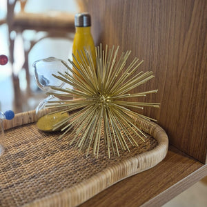 Bola Decorativa em Metal Dourado