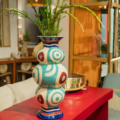 Vaso Cerâmica Orgânico Maré Serena Médio Tuut