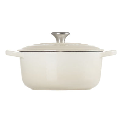 Panela Le Creuset Redonda Signature Meringue 8,4L 30cm