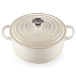 Panela Le Creuset Redonda Signature Meringue 8,4L 30cm