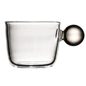 Xícara de Café Vidro com Alça Clear Linha Sintonia 120ml