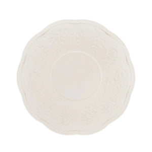 Xícara de Chá com Pires Porcelana New Bone Butterfly Flower 200ml