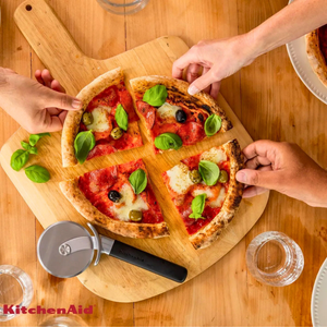 Cortador de Pizza Profissional Lamina Inox Preto KitchenAid