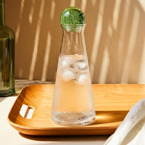 Garrafa Bubble Vidro Verde 1L Linha Sintonia