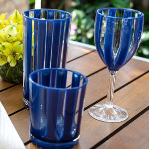Taça Acrílico Azul Linha Náutica 270ml