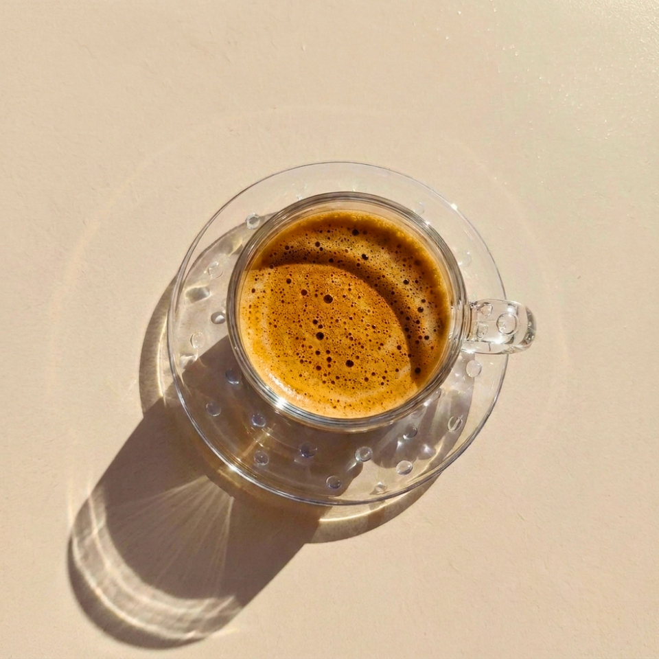 PRÉ-VENDA: Jogo de 6 Xícaras de Café Vidro Incolor Linha Sintonia 120ml