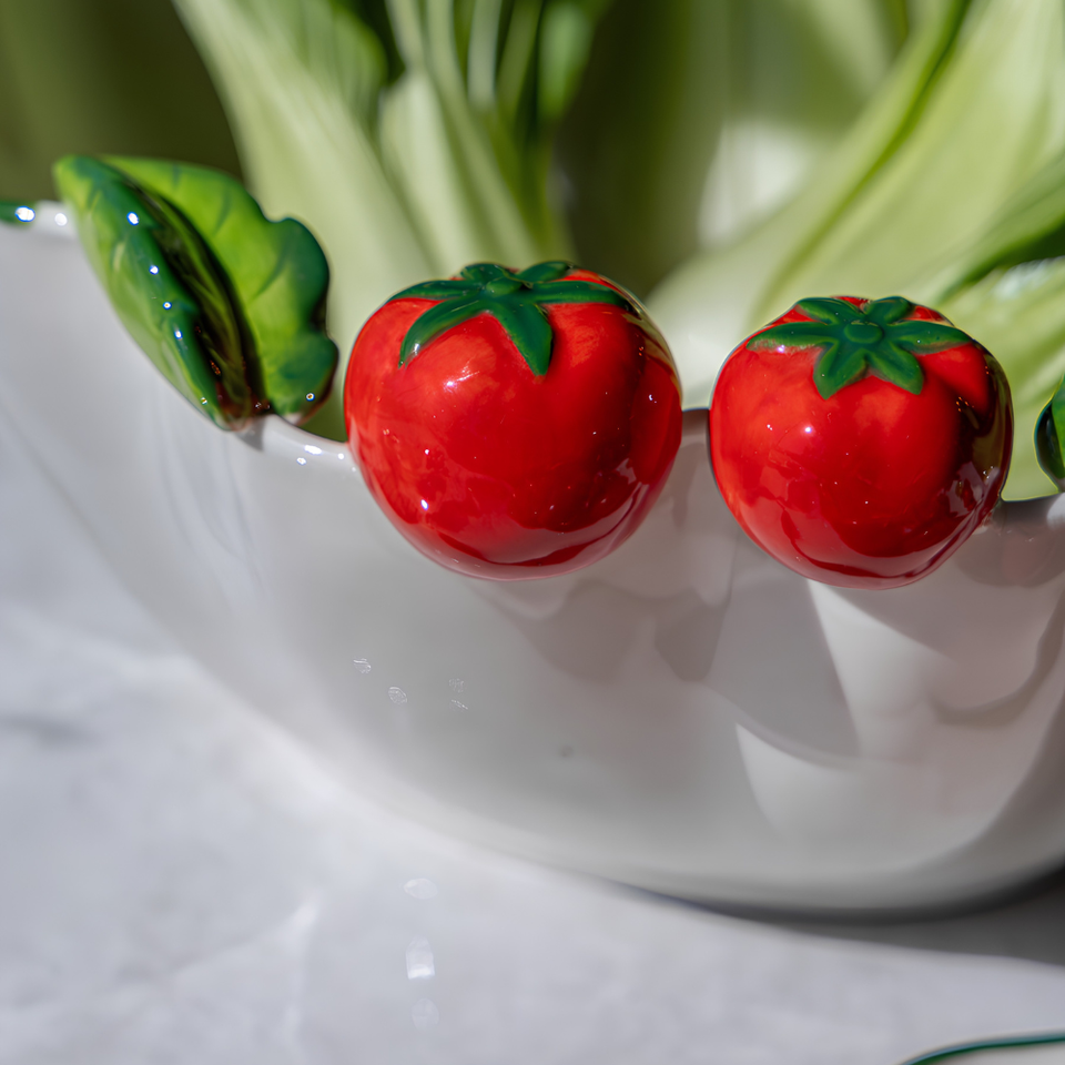 Bowl Decorativo Porcelana Tomates 25cm