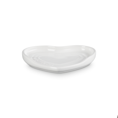 Descanso Coração para Colher Branco 13cm Le Creuset