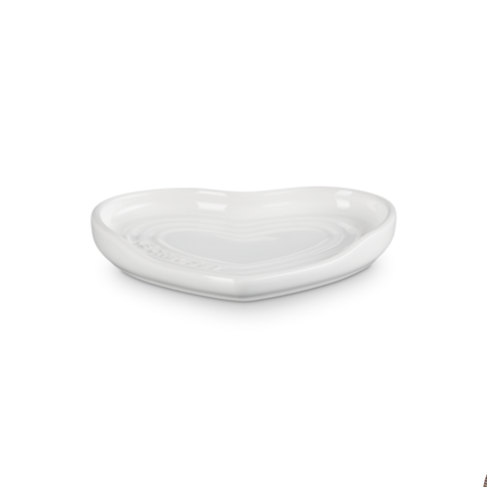 Descanso Coração para Colher Branco 13cm Le Creuset