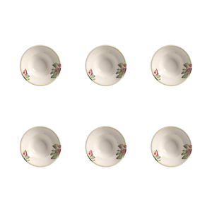 Jogo 6 Mini Bowls Cerâmica Les Figues 150ml 15,5cm Scalla