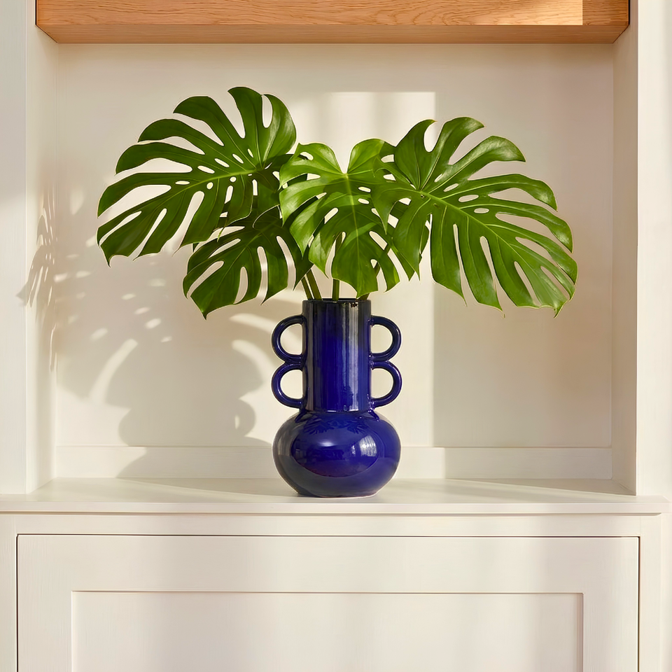 Vaso Grecco Azul Linha Anello