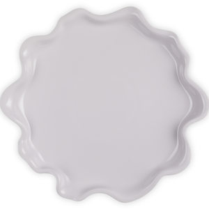 Travessa Redonda Cerâmica Ruffle Shallot 36cm Le Creuset