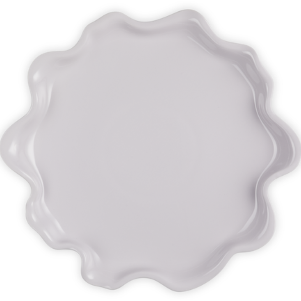Travessa Redonda Cerâmica Ruffle Shallot 36cm Le Creuset