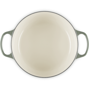 Panela Le Creuset Redonda Signature Thyme com Pegador Light Gold 3,3L 22cm