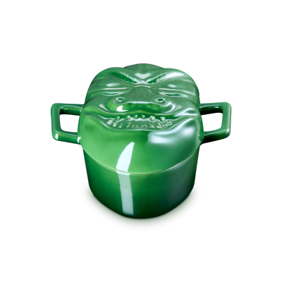 Mini Cocotte Cerâmica Bamboo Green Perolado Gorn Star Trek Le Creuset 300ml