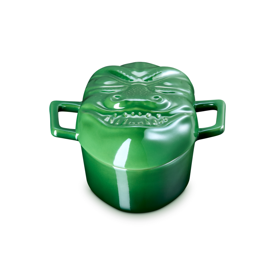 Mini Cocotte Cerâmica Bamboo Green Perolado Gorn Star Trek Le Creuset 300ml