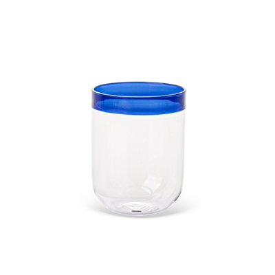 Jogo de 6 Copos Orilla Vidro Azul 480ml