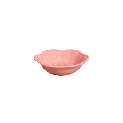 Tigela Média Cerâmica Rosa Florença 24x22cm Scalla