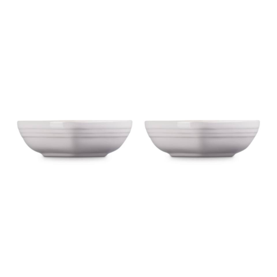 PRÉ-VENDA: Kit 2 Pratos Coração Shell Pink 13cm Le Creuset