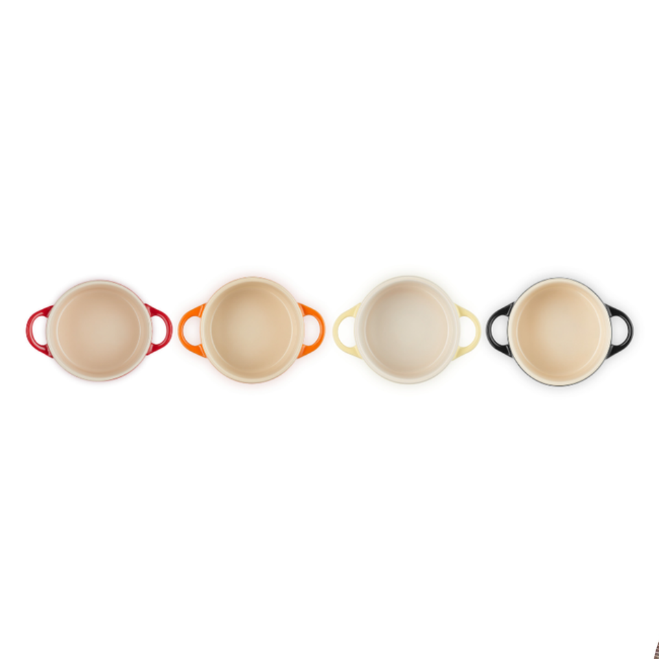 Kit 4 Mini Cocottes Clássicos 250ml 10cm Le Creuset