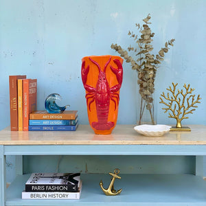 Vaso Cerâmica Lobster Laranja