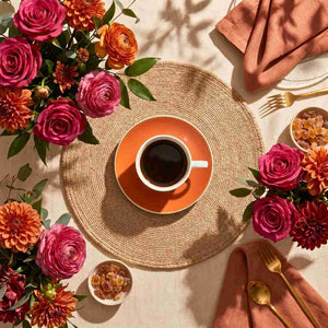 Conjunto com 6 Xícaras de Café Porcelana Colline 100ml Strauss