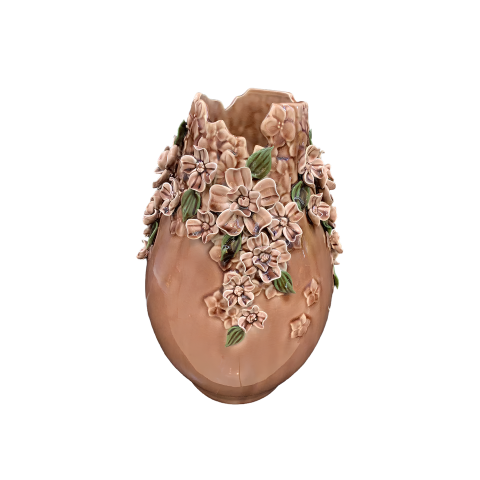 Vaso Cerejeira Cerâmica 37x24x11cm