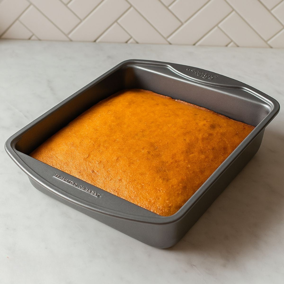 Forma Antiaderente Brownie  Bolo e Torta  Aço Carbono Quadrada