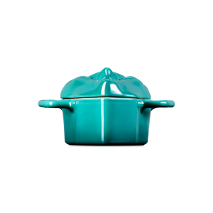 Mini Cocotte Cerâmica Bleu Riviera Perolado Balok Star Trek Le Creuset 300ml