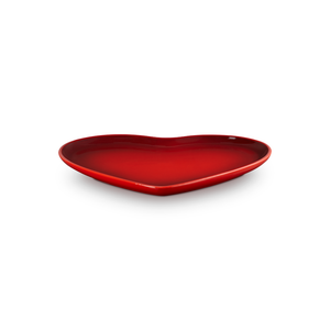 PRÉ-VENDA: Bandeja de Servir Coração Cerâmica Sphere Seoul Vermela 32cm Le Creuset