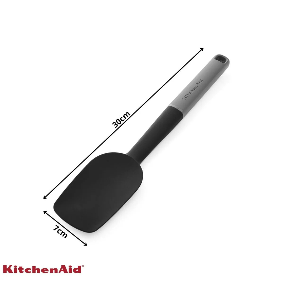Espátula Clássica em Silicone Confeitaria Cinza KitchenAid