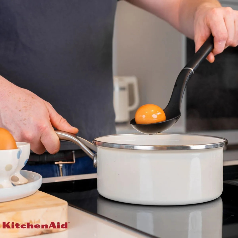 Colher Perfurada para Servir Nylon Multiuso Preta KitchenAid