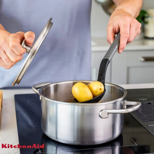 Colher Perfurada para Servir Nylon Multiuso Cinza KitchenAid