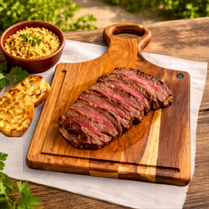 Tabua Corte Churrasco Artesanal 40x27cm Carve & Co