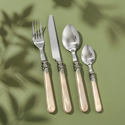 Faqueiro 24 Peças Aço Inox Premium Jaipur Agra