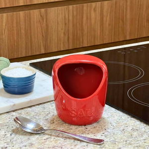 PRÉ-VENDA: Saleiro 650gr Vermelho