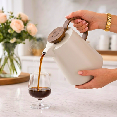 Garrafa Termina Supreme com Ampola de Vidro Branco 1L