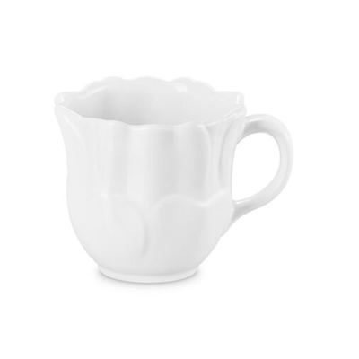 Caneca Cerâmica Anemone Petal Branca 330ml Le Creuset